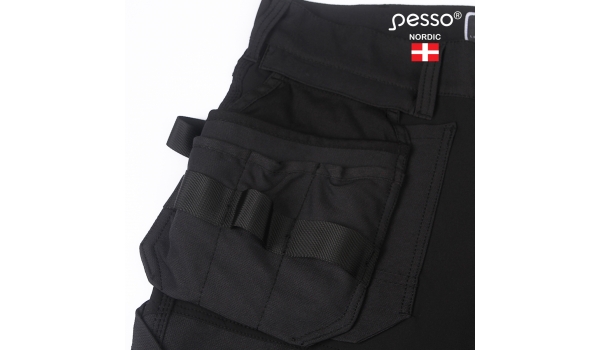 Darbo kelnės Pesso Titan Flexpro 125, tamsiai pilkos - Image 3