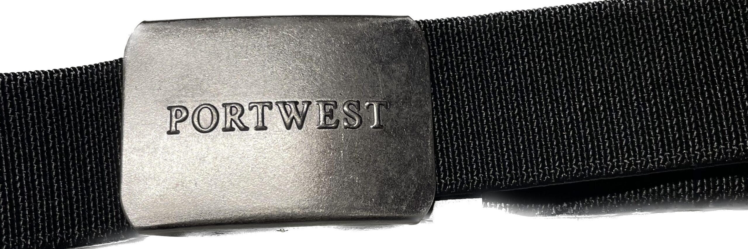 Portwest elastingas kelnių diržas, Musta - Image 3