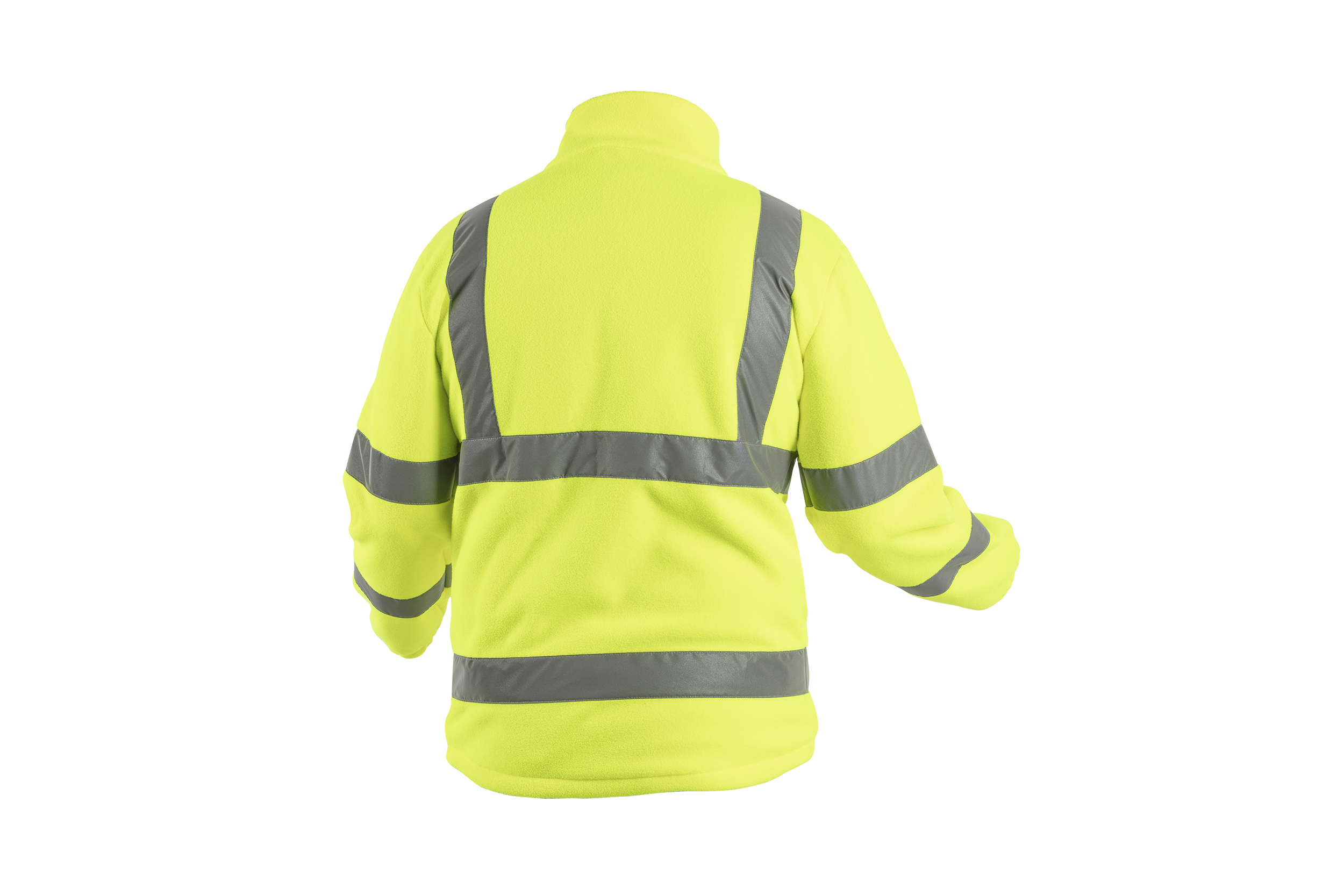 Flisinis signalinis Hi-Vis džemperis, geltonas - Image 2
