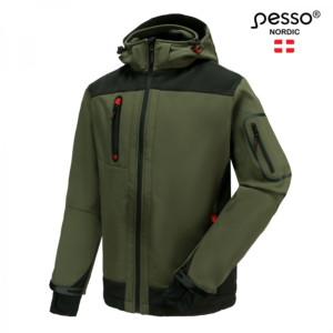 Striukė SoftShell Pesso Acropolis, žalia Olive Green