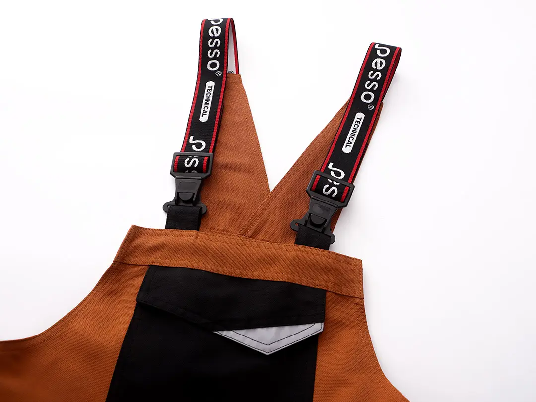 Darbo puskombinezonis PESSO Titan Flexpro DP125R, rudas - Image 17