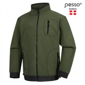Džemperis Fleece Pesso, žalias Olive