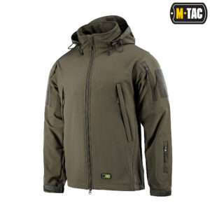 M-TAC Taktinė striukė nuo lietaus ir vėjo iš SoftShell audinio, Olive