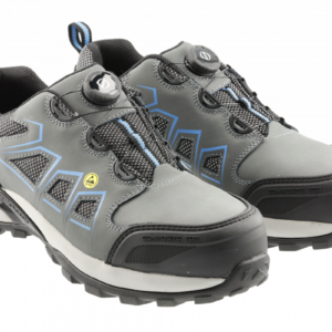 FULDE apsauginiai darbo batai, LACE SYSTEM S3S SR FO ESD, pilka/mėlyna