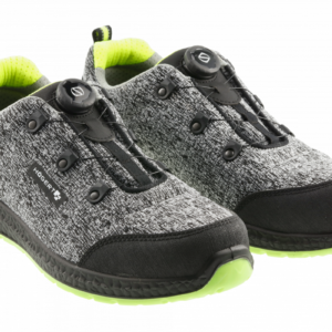 KEMNITZ apsauginiai darbo batai, LACE SYSTEM S1PS SR FO, pilka/žalia