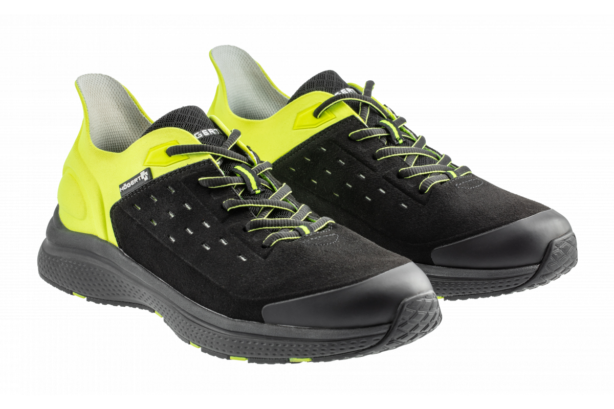 Darbo pusbačiai HOGERT SAUTEN be apsaugų, O1 FO SR, juoda/geltona - Image 2