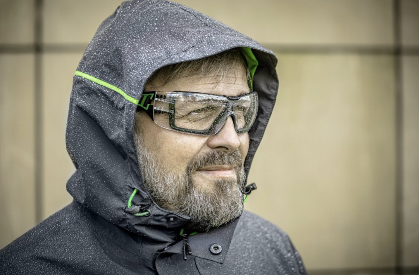 Skaidrūs apsauginiai akiniai LOTZEN su nuimamu dirželiu - Image 2