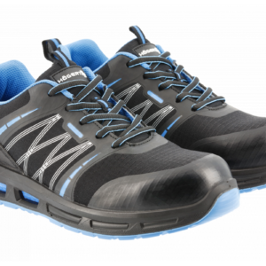 Apsauginiai darbo batai WARNOW RIPSTOP S1P SRC, juodi/mėlyni