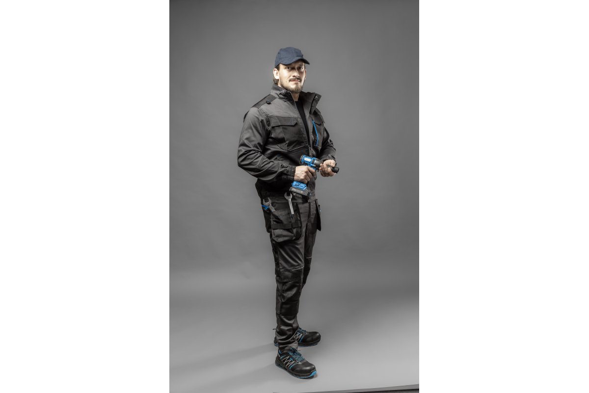 Darbo kelnės WURNITZ, tamsiai pilkos - Image 3