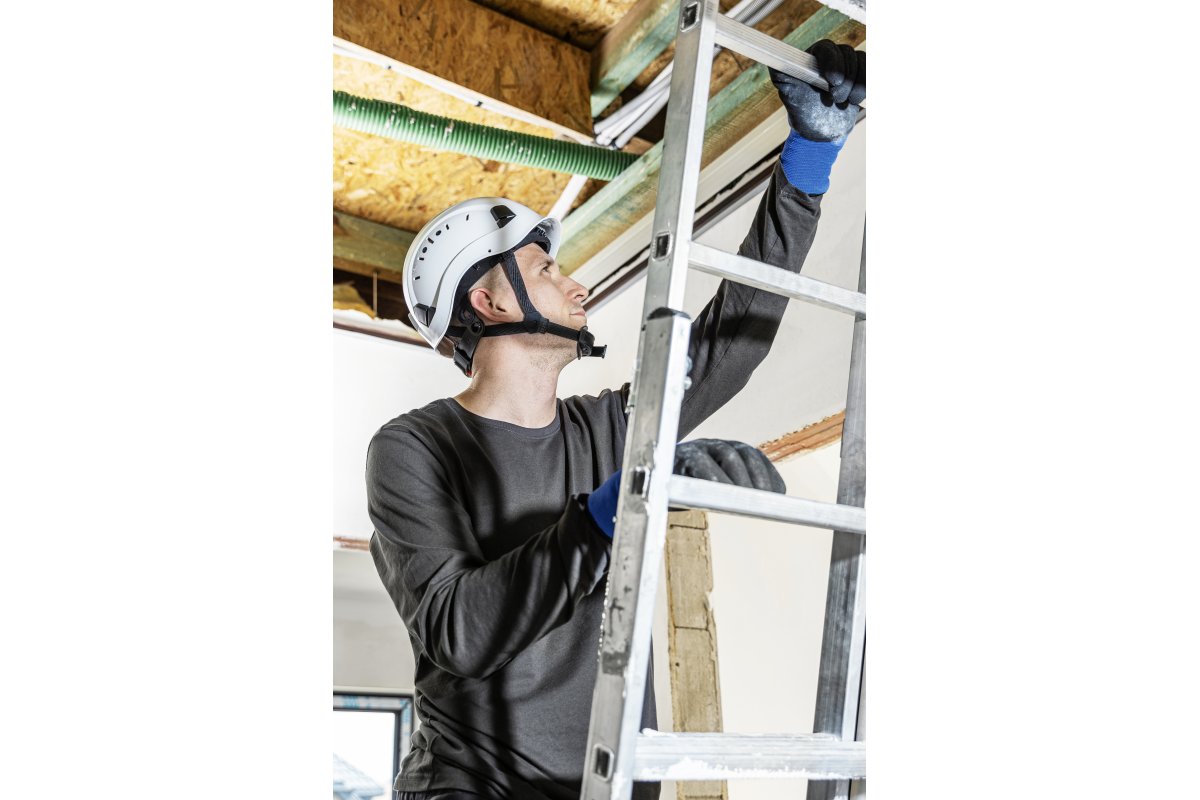 Apsauginis šalmas Hogert - DIEMEL, baltas - Image 2