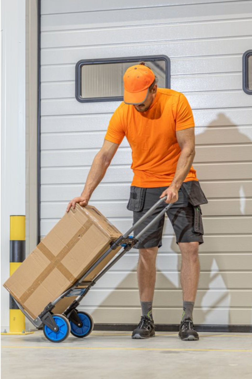 Darbo šortai su kabančiomis kišenėmis LEMBERG, tamsiai pilki - Image 2