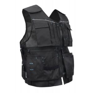 HELWIG įrankių liemenė, juoda ( vienas dydis - reguliuojasi )