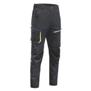 Elastingos darbinės kelnės REETZ, juodos
