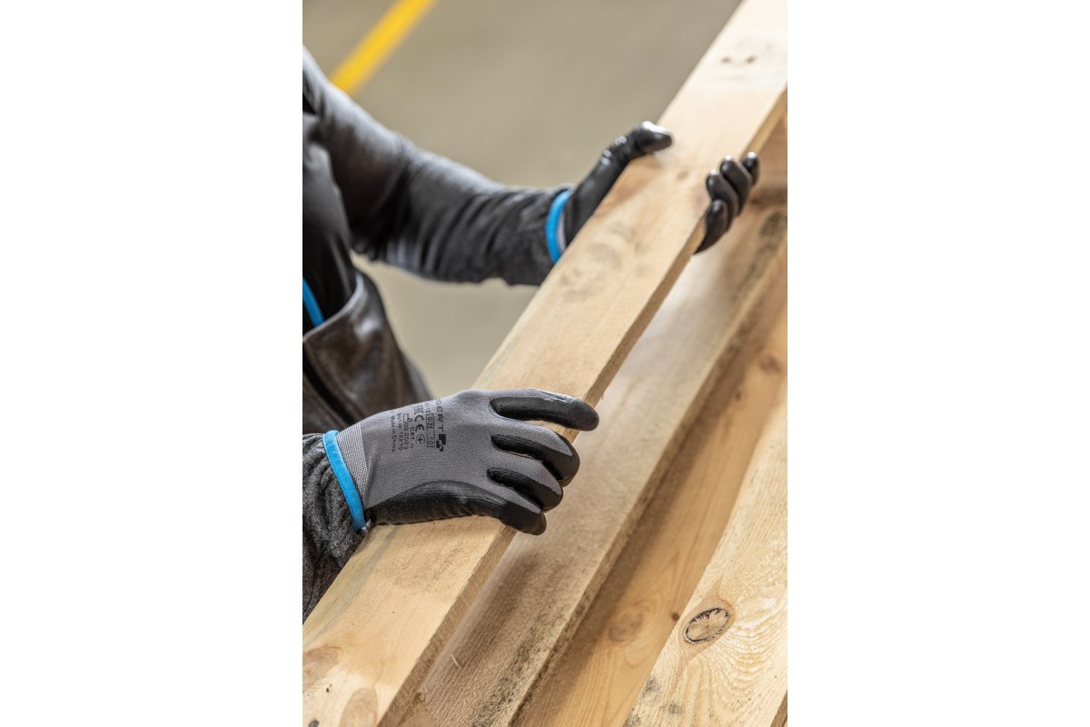 Elastinės darbo pirštinės Hogert BODE ( 12 vnt. ) - Image 5