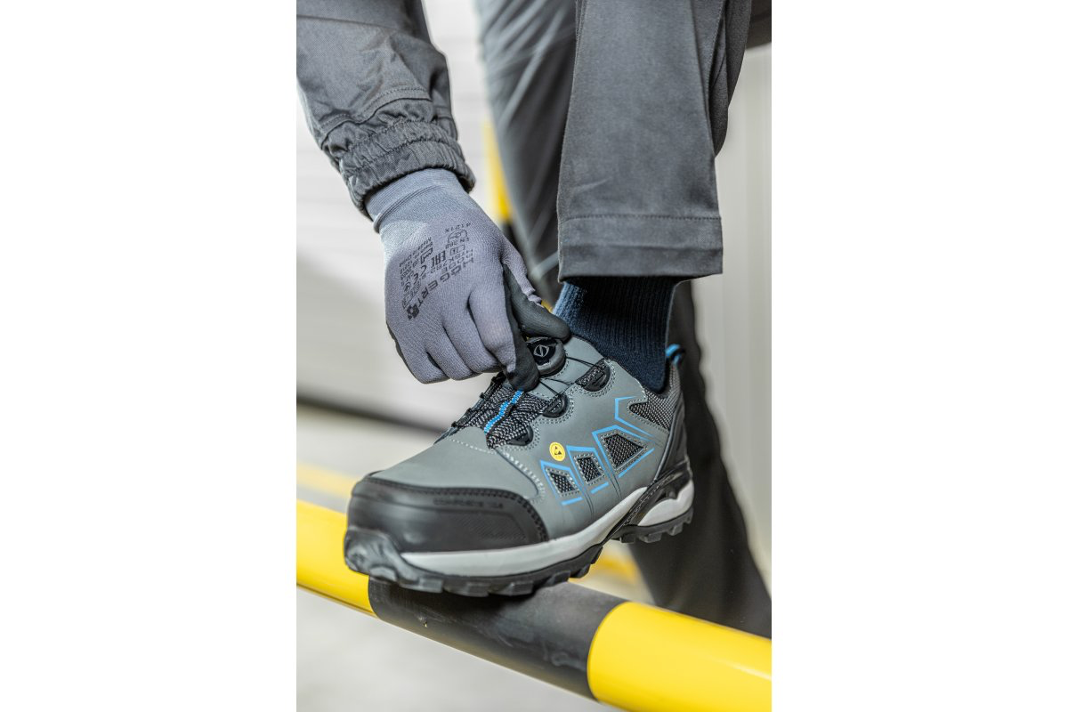 Elastinės darbo pirštinės Hogert BODE ( 12 vnt. ) - Image 4