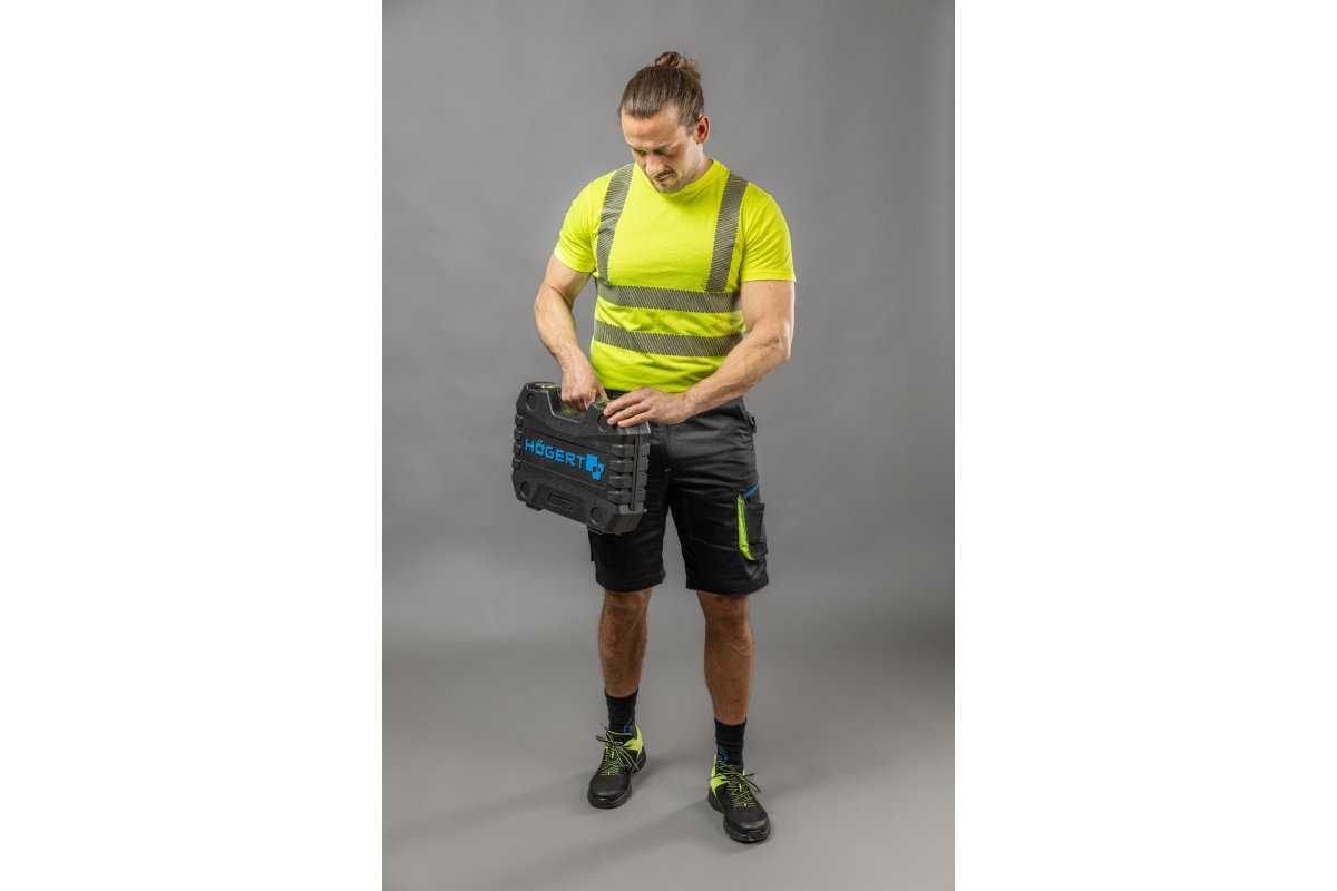 Darbo pusbačiai HOGERT SAUTEN be apsaugų, O1 FO SR, juoda/geltona - Image 7