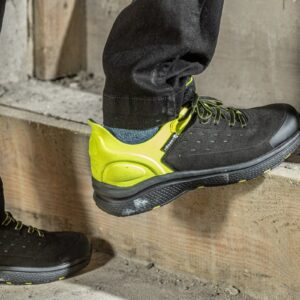 Darbo pusbačiai HOGERT SAUTEN be apsaugų, O1 FO SR, juoda/geltona