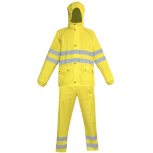 Signalinis PU kostiumas, geltonas