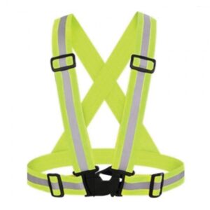 Atšvaitinis diržas - petnešos Pesso, geltonos