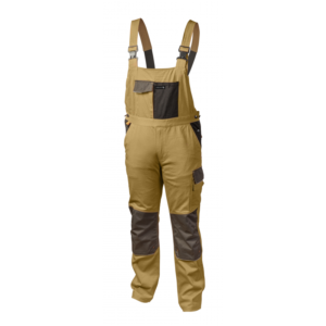 Darbinis puskombinezonis su elastanu, smėlio spalvos