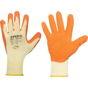 Darbo pirštinės aplietos lateksu STEPO TITAN