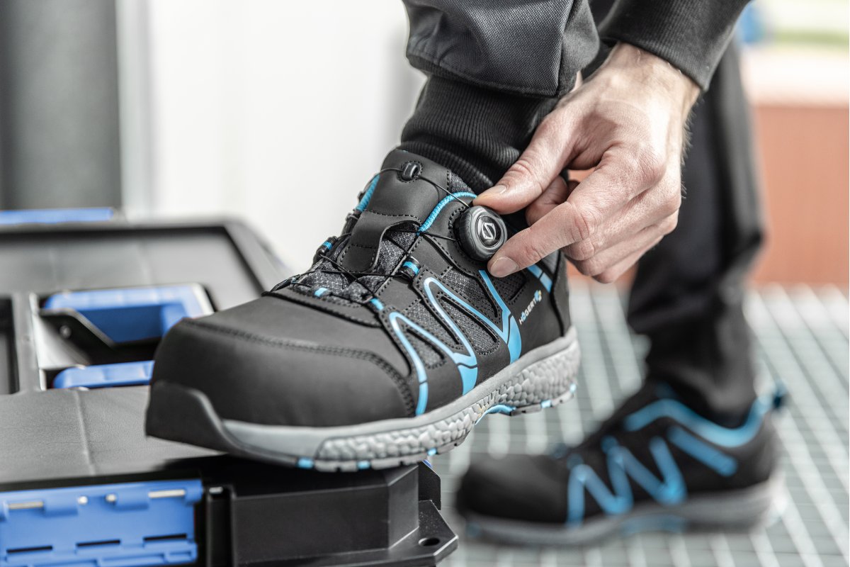 Apsauginiai darbo batai SCHMUTTER S1P SRC, tamsiai pilka/mėlyna - Image 3