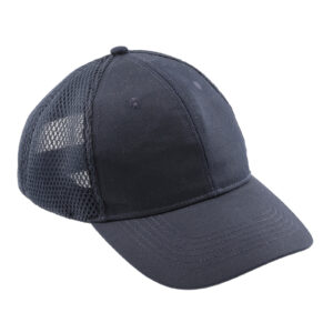 Kepurė su snapeliu ir tinkleliu, tamsiai mėlyna