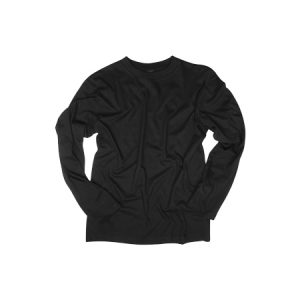 Marškinėliai ilgomis rankovėmis Mil-Tec, juoda