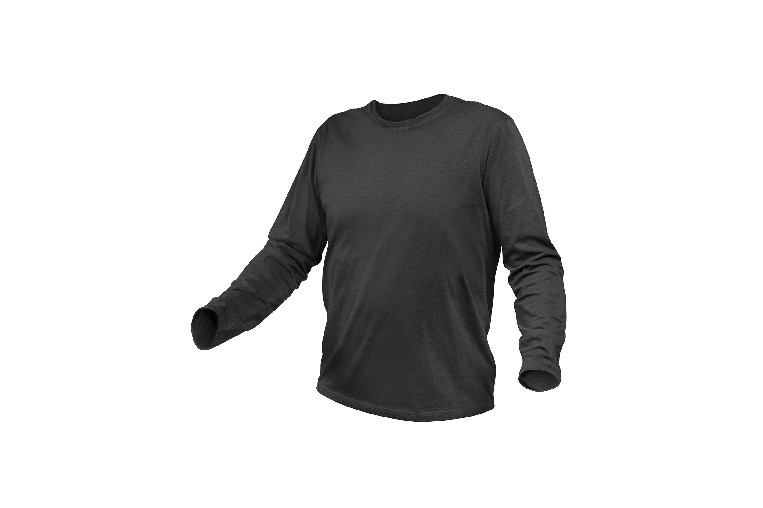 Medvilniniai marškinėliai ilgomis rankovėmis, pilki