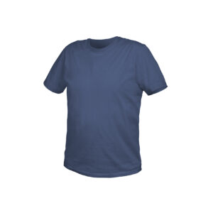 Medvilniniai marškinėliai trumpomis rankovėmis, mėlyni