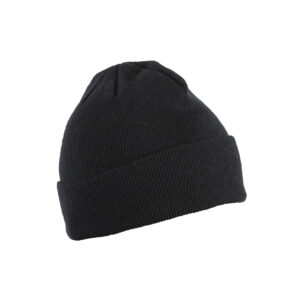 Megzta žieminė kepurė, juoda