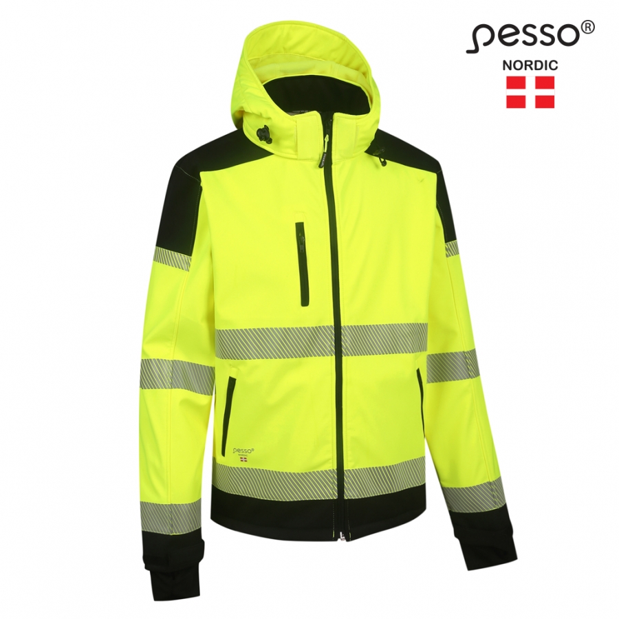 Signalinė HI-VIS striukė su membrana, Pesso Palermo, geltona - Image 2