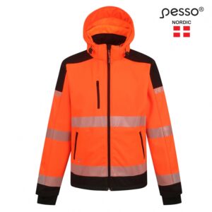 Signalinė HI-VIS striukė su membrana, Pesso Palermo, Oranžinė