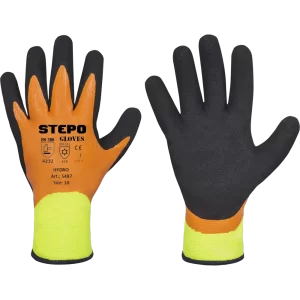 Žieminės nitrilu aplietos darbo pirštinės STEPO HYDRO